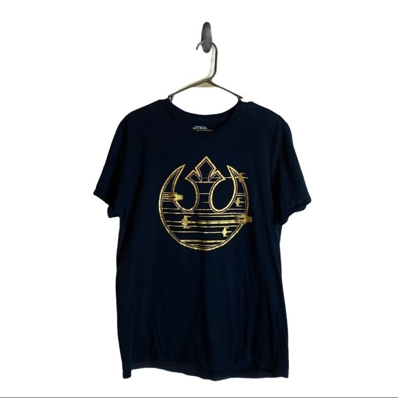 Star Wars Fifth Sun Gold Black Men's LG T-Shirt - Picture 1 of 4